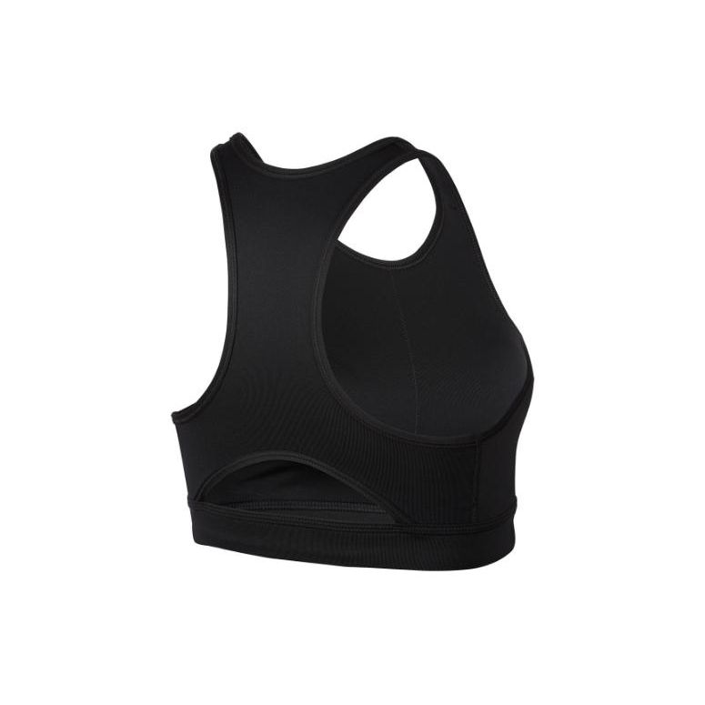 Nike Solid Color Logo Tank Style Full Coverage Bra Women underwear Black AO7572-010