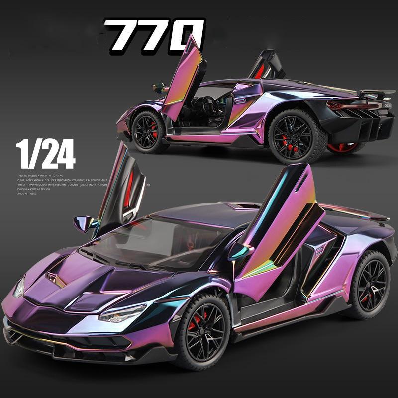 1/24 Lamborghini Aventador LP700-4 Alloy Miniature Car Diecast Metal Scale Car Model Collection Children Toy Car Vehicles Gift