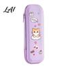 Durable School Supplies Pouch Kids Pencil Case with Multi Compartment Astronaut/Rabbit/Panda/Cat Cartoon Back To Gift for Girls Pattern Print