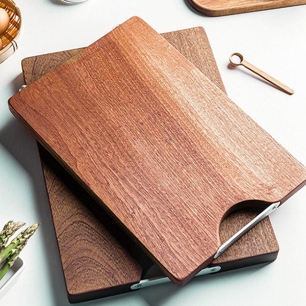 Rectangular Ebony Cutting Board Antibacterial Chopping Board Wooden Chopping Blocks Vegetable