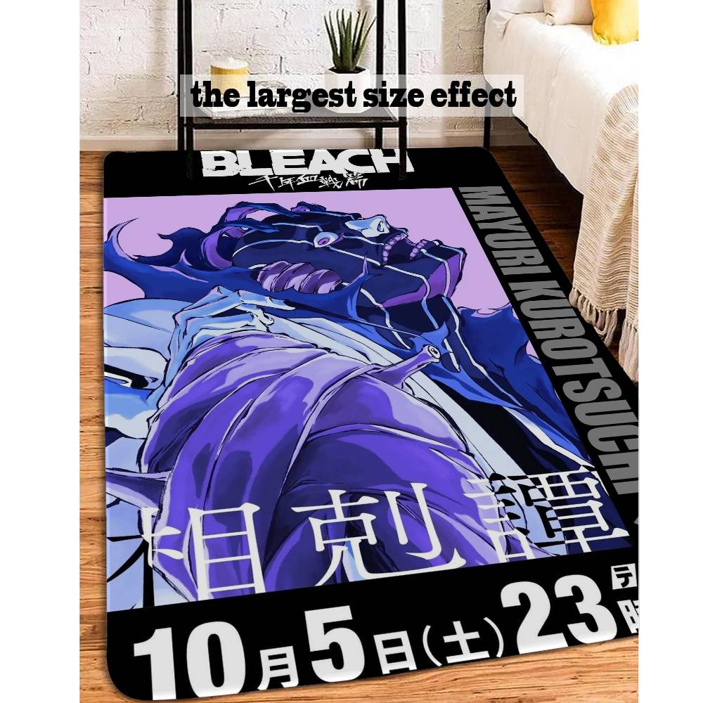 1PC Anime Figure Bleach Bathroom Mat Kids Room Bedroom Decoration Balcony Anti-Slip Doormat Living Room Welcome Rug 40cm x 60cm