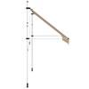 Manual Retractable Awning 350 Cm Orange White Striped