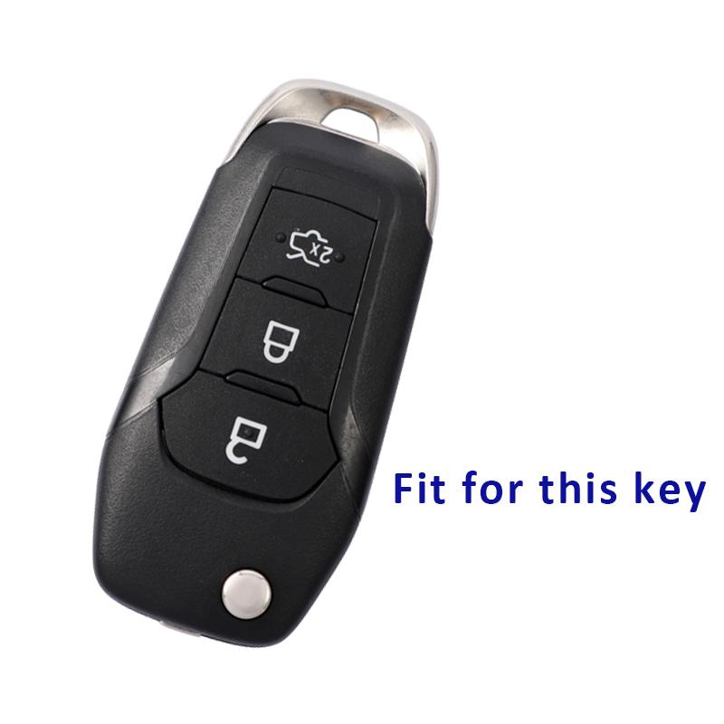 Tpu Shell Fob Holder Car Key Case Cover For Ford Figo  Mondeo 5 Ecosport Fiesta Everest Ranger Fusion Kuga Escort F150