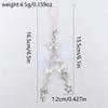 Mobile Phone Strap Cute Decorative Charms Phone Chain Keychain Sweet Beaded Pendant For Keychain Handbag Earphone Case