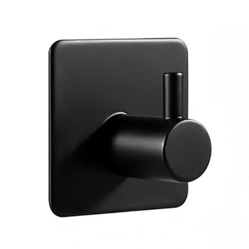 Bohrerfreie Klebe-Kleider- und Huthaken aus Edelstahl für Badezimmer und Tür