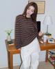 MUAHMUAH Striped Loose Fit Knit [Brown]
