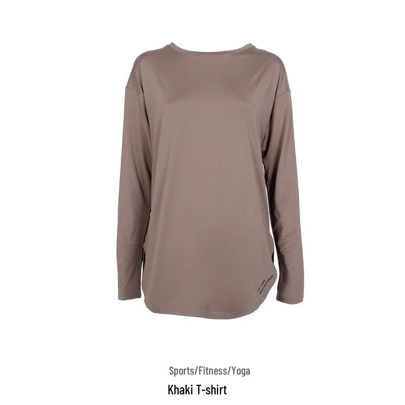 Plus Size Yoga Fitness Long Sleeve T-shirt - Ideal for Running & Gym, Supports 200 lbs, New 2023