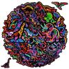 56 Neon Colorful Retro Dinosaur Graffiti Stickers Creative Handmade Stickers