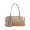 Vintage Trendy Single-Shoulder Underarm Niche Genuine Leather Bag for Women, 2025 New Model, Vegetable-Tanned Cowhide Handheld Pillow Bag