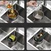 Stainless Steel Sink Drain Strainer Basket Multifunction Kitchen Food Catcher Vegetable Fruit Colander For Filter Kitchen Waste