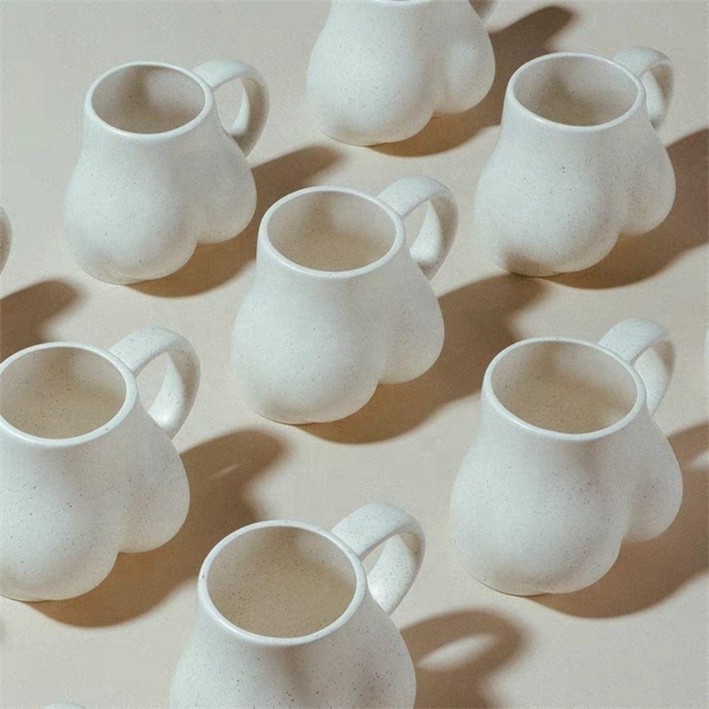 Butt Body Shape Coffee Mug Porcelain 3D Water Cup Milk Cup Ceramic Mug  School/Office