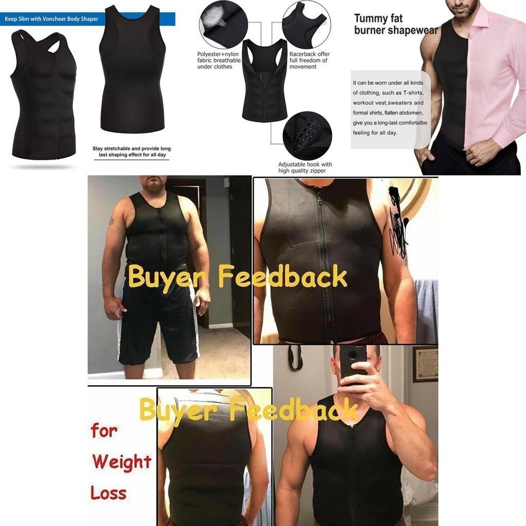Neoprene Sauna Body Shaper Vest With Superior Tummy Control And Back Support**