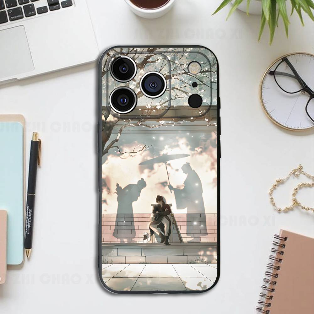 

Ancient Chinese knights Silicone Soft Phone Case For IPhone17 16 15 14 13 12 11 Pro Max Plus X XR SE Cover iPhone14Pro