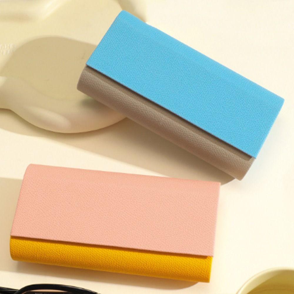 Large Capacity Eyeglasses Sleeve Magnetic Buckle Hard Eyewear Protector  Hard Glasses Case