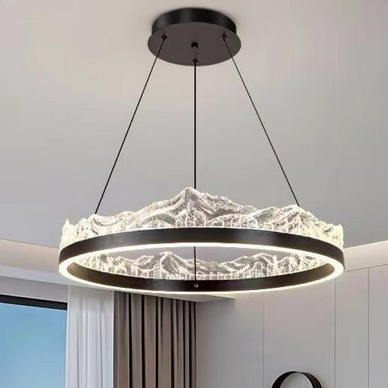 Italian Minimalist 2025: Modern, Luxury Full-Spectrum Chandelier for Living Room