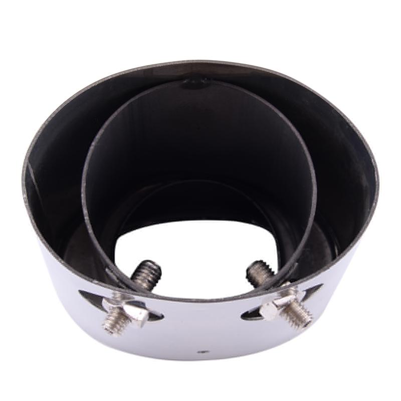 Stainless Steel Car Rear Exhaust Muffler Tail Pipe End Tip For Toyota Land Cruiser Prado FJ120 2003-2009 Car Accessories