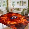Fiorentina FC Design Crystal Velvet Rug Soft Decorative Mat for Bedroom Entrance
