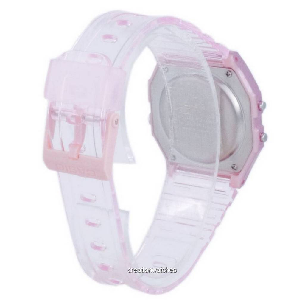 Casio Youth Pink Resin Digital F-91WS-4 F91WS-4 Ceas Unisex