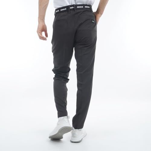 Admiral Golf Men's Wide Tapered Golf Pants, Black, ADMA537