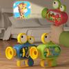 1 Set Baby Früherziehung Puzzle Projektor Taschenlampe Spielzeug Kinder Handheld Projektions-Taschenlampe Leuchtende Spielzeuge Mit 96 Mustern
