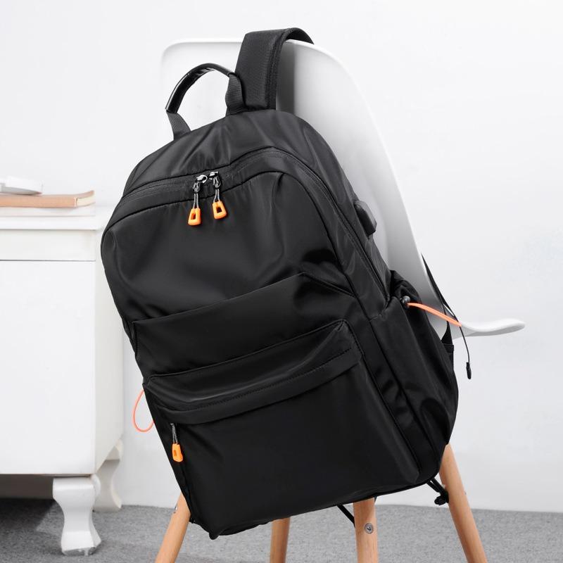 School bag men's simple commuter backpack for tablet business computer bag light backpack