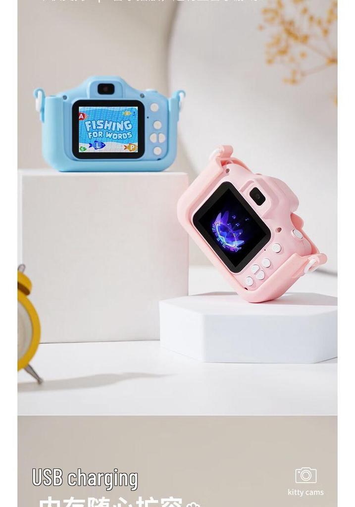High-Pixel Children's Camera Toy for Photos and Videos - Perfect Girl's Birthday or Children's Day Gift X2-ZCM