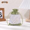 Drawstring Linen Jewelry Gift Bag - Composite Linen Storage Bag Available