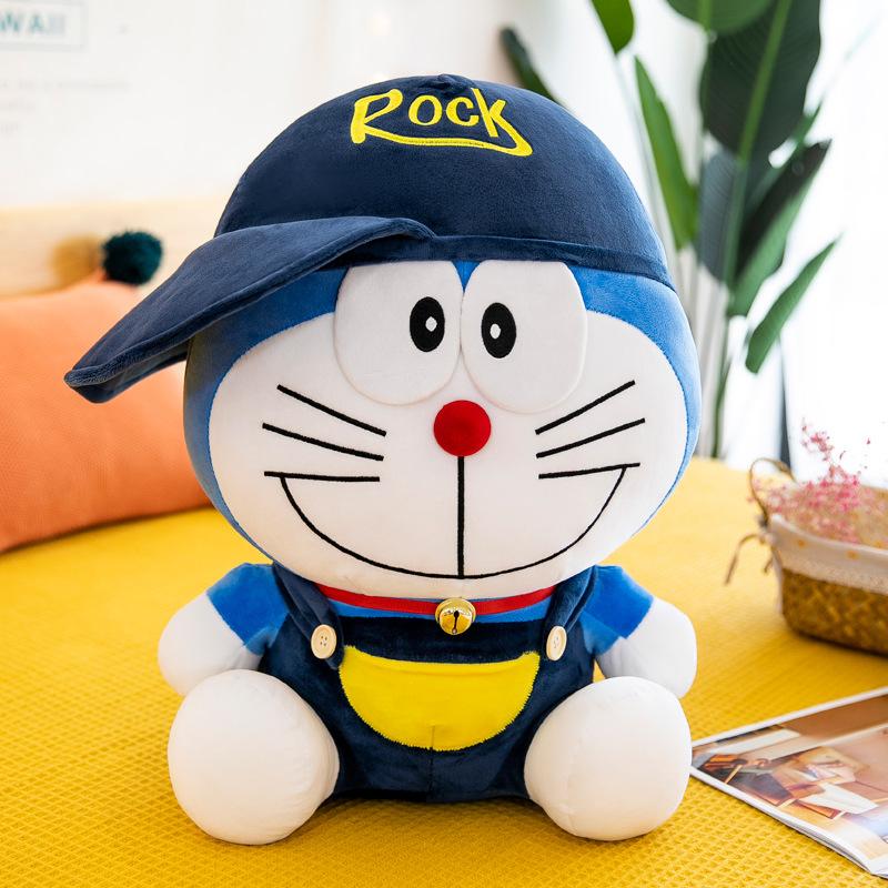 Creative Hat Cat Doll Plush Toy Cartoon Rag Doll Throw Pillow Children's Doll Gift