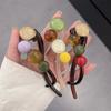 Fashion Twist Hair Clip for Women Girls Elegant Colorful Irregular Beads Twisted Hairpin Hair Accessories  New Headwear