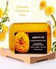 Handmade Plant Essential Oil Soap Natural Calendula , Marigold ,Lavender, Osmanthus Fragrans Soap Herbal Soap