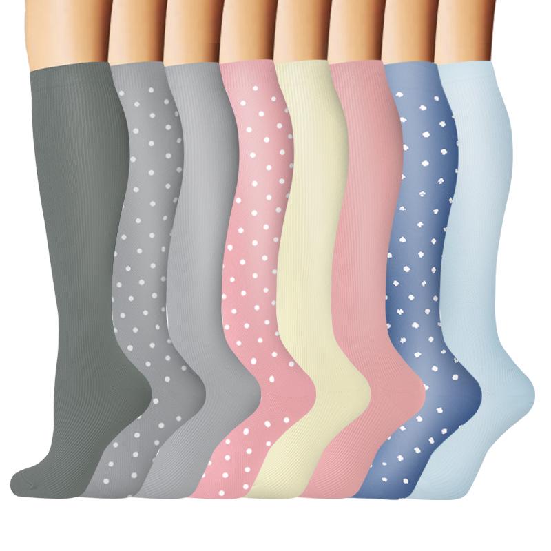 Cross-border Over-the-Knee Compression Yoga & Sport Socks Set
