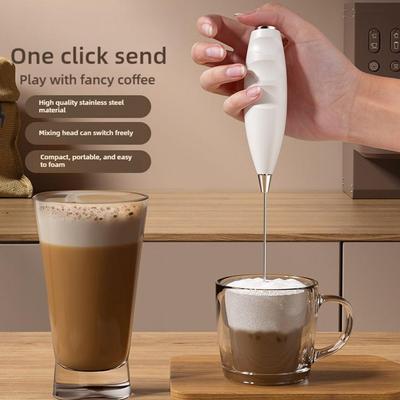 Batidor de leche inalámbrico, batidor para café, batidor eléctrico, batidor de huevos, Mini Espumador, agitador con mango, fabricante de capuchino, herramientas de cocina