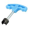 1 Pc Hole Opener Tool PE Pipe Bypass Hole Punch Forestry Irrigation Manual Drill Bit Blue T-shaped 16mm/20mm