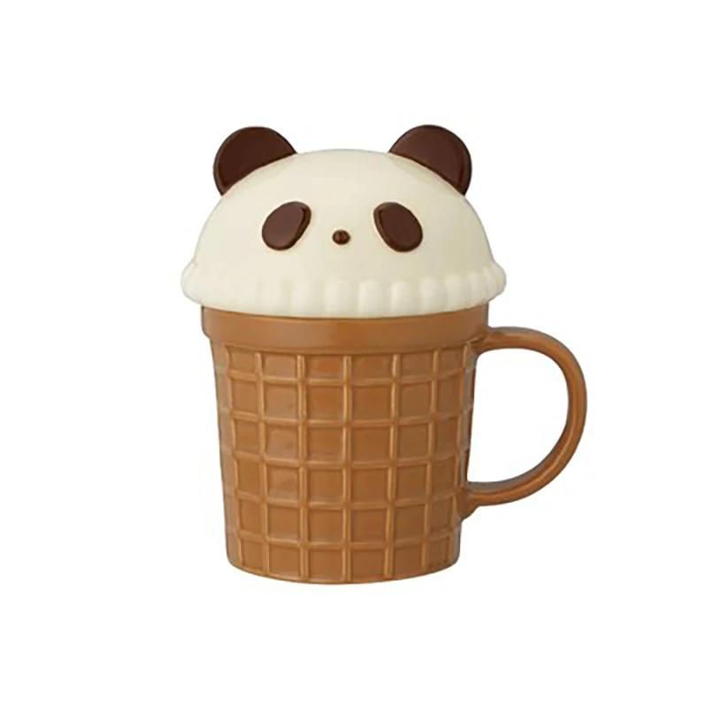 Cute Animal Coffee Cup Kawaii Cat Bunny Bear Ceramic Mug For Tea Milk Water Juice Mocha Lovers Breakfast Cup Birthday Gift 350ml