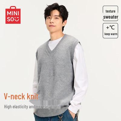 Men's V-Neck Knit Sweater Vest