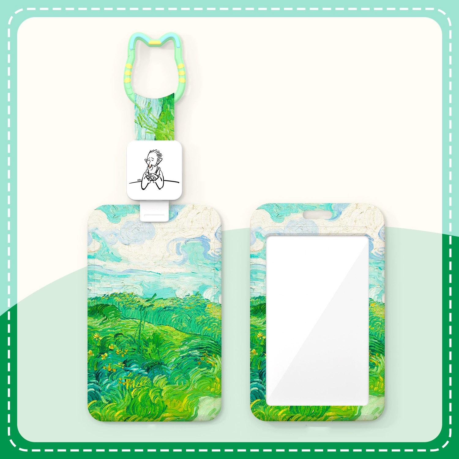 

2025 Милый держатель для карт капибары Зажим-пружина против потери Детский школьный чехол для транспортной карты Забирание из детского сада Кампус Обед Защитник карты