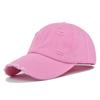 Baseball Cap Snapback Hat Pure baseball cap Water washing Hole Spring Autumn Cap Hip Hop Fitted Cap For Men Women