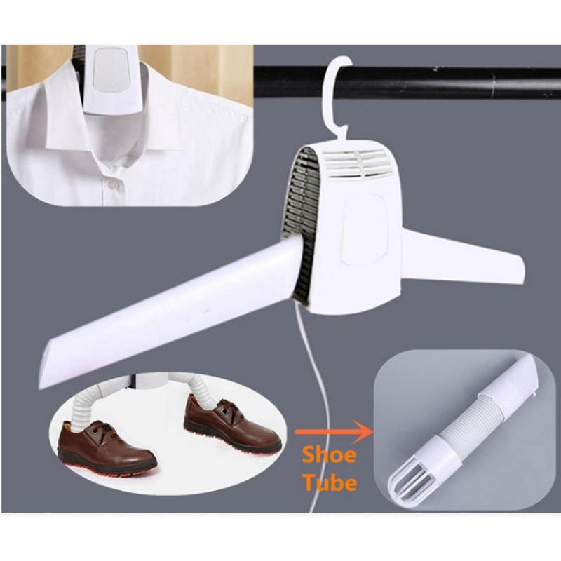 220V Double Mode Clothes/Shoe drying hanger for Travel and Household Smart Portable Electric Clothes Dryer