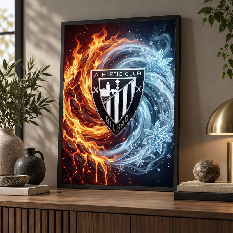 Athletic Bilbao Football Diamond Painting Kit 5D Full Drill DIY Diamond Mosaic Wall Art Home Decor