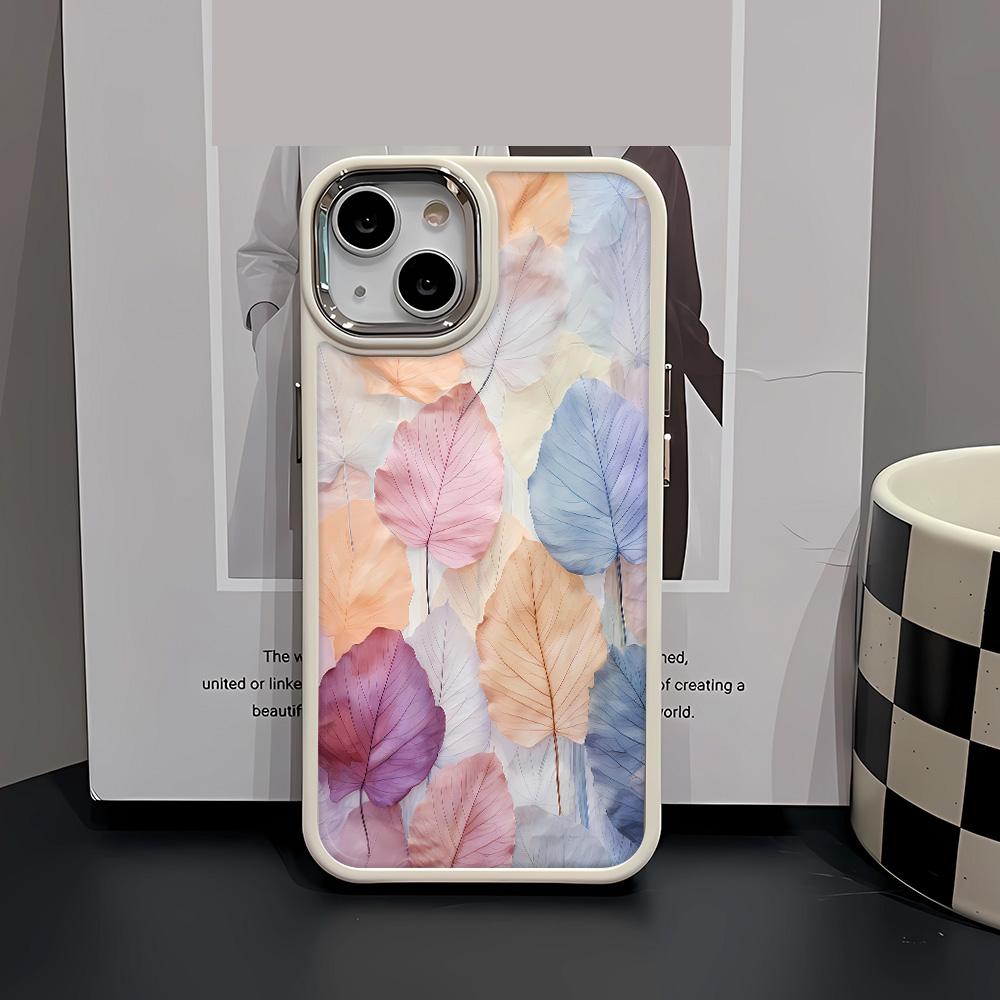Colorful Dyeing Flowers Phone Case For IPhone 15 14 13 12 11 Pro Max Case Xs Xr 7 8 Plus Case Funda Coque Cover Bumber 16 Pro