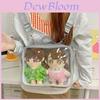 Japanese Ins Cute Doodle Backpack For Daily Use With Pvc Material And 20l Capacity