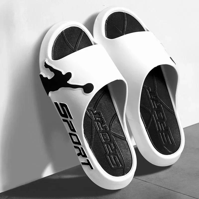 Fashion Men's Slippers Unisex Flat Sandals Anti-slip PVC Durable Sandalias Outdoor Beach Flip Flops for Men Shoes Women Slides Chanclas