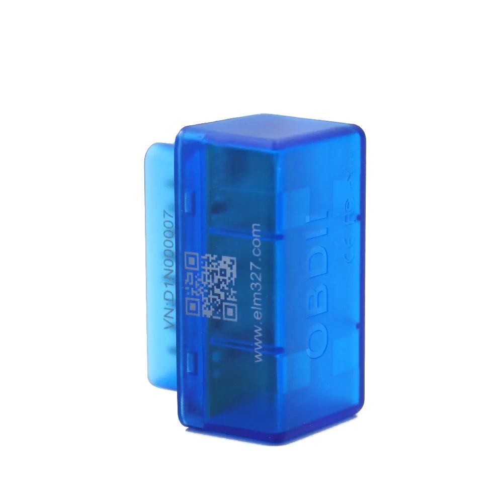 Super Mini ELM327 V2.1 Bluetooth-Compatible BT 4.0 OBD2 Scanner ELM 327 CAN Chip IOS/Android/PC Car Diagnostic Tool Code Reader