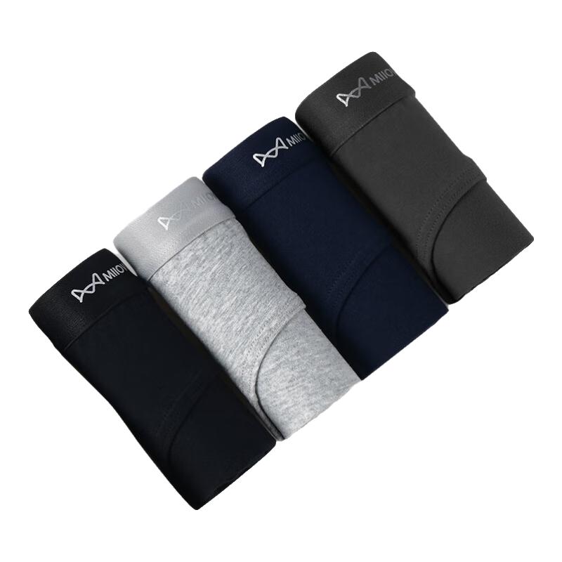 

Мужские хлопковые антибактериальные дышащие трусы Maoren (4-Pack) XL