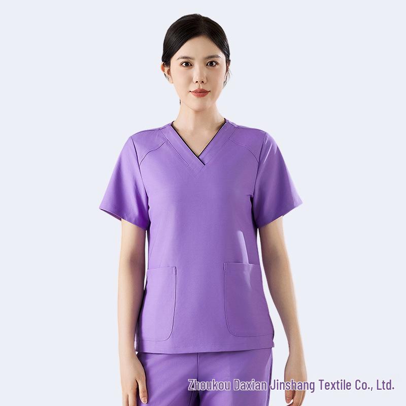 Womenswear, High-End Comfort: Hand-Brushed Clothes, Doctor's Uniforms, Men's Workwear, Elastic Quick-Dry Suits with Short Sleeves.