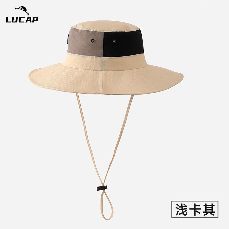 Sun Hat Men's Summer Full Face Sun Protection Bucket Hat Outdoor Mountaineering UV Protection Sun Hat Fishing Mountaineering Hat