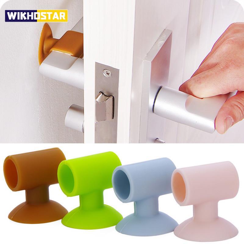 Mini Door Stopper Wall Protector Anti-Collision Silicone Door Stopper Silencer Crash Pad Rubber Stopper Anti Collision