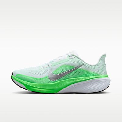 Nike Pegasus 42 Running Shoes Women s Low Top White/Light Green/Hologr 37.5