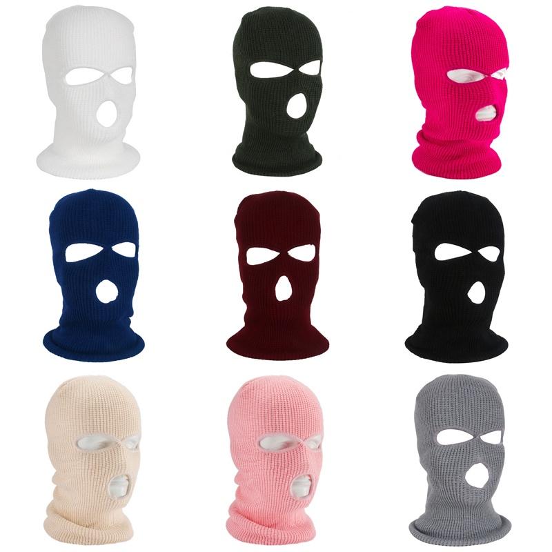 Stylish And Functional Winter Ski Mask For Men And Women With 3 Hole Design