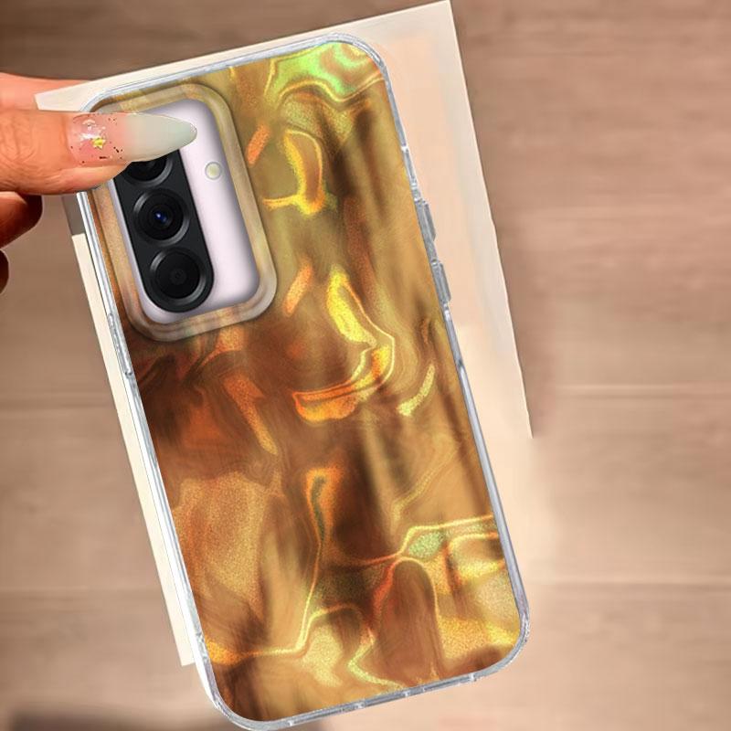 For Samsung Galaxy A56 A36 A16 A25 A35 A53 A26 S25 S24 S23 S22 Plus Ultra FE Phone Cover Brown Gradient For Samsung A55 TPU Bag